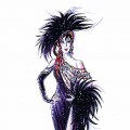 Cher sketch by Bob Mackie
