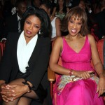 Oprah Winfrey and Gayle King at the NAACP Awards, March 19, 2005