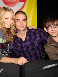 Dianna Agron, Mark Salling and Kevin McHale sign copies Of ‘Glee: The Musical Vol. 1’ at Roosevelt Field Mall, NY, November 2, 2009