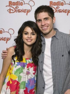 Selena Gomez with Radio Disney’s Jake Whetter.