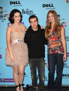 Katy Perry, Pete Wentz and Joss Stone attend the Press Conference prior to the MTV Europe Music Awards 2009 at the O2 Arena, Berlin, Germany, November 4, 2009