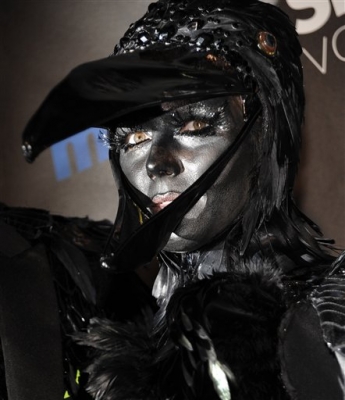 Model Heidi Klum arrives at her 10th annual Halloween party in West Hollywood, Calif. on Saturday, Oct. 31 , 2009.