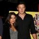 Lea Michele and Cory Monteith pose for a quick shot at the signing of ‘Glee: The Music Vol. 1’ at Borders Books & Music, Columbus Circle on November 3, 2009 in New York City