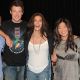 Teri Hatcher with ‘Glee’ stars Cory Monteith and Jenna Ushkowitz at the ‘Glee’ CD cast signing event in LA on November 7, 2009