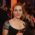 Kate Winslet takes home a trophy at the Bambi Awards 2009 show at the Metropolis Hall at the Filmpark Babelsberg in Potsdam, Germany on November 26, 2009