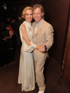 Felicity Huffman and William H. Macy share a dance at the ‘A Diamond Is Forever and Vanity Fair Host An Evening with Felicity Huffman’ at Cicada on November 22, 2009 in Los Angeles, California