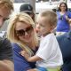 Britney Spears is seen with her son, Jayden James, as they dis-embark the MV Oscar in Woolloomooloo, Sydney on November 15, 2009