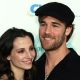 James Van Der Beek and Heather McComb arrive at the launch of the ‘uBid for Hurricane Relief’ charity auction and benefit at the Empire Ballroom October 15, 2005 in Las Vegas, Nevada