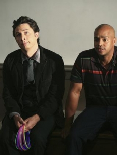 Zach Braff and Donald Faison, season nine “Scrubs” 