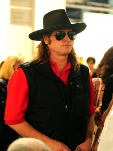 Val Kilmer attends Art Basel Miami at the Miami Beach Convention Center, Miami Beach, December 4, 2009