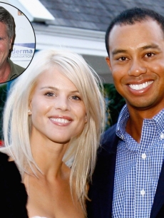 Elin Nordegren and Tiger Woods (Inset: Donny Deutsch)