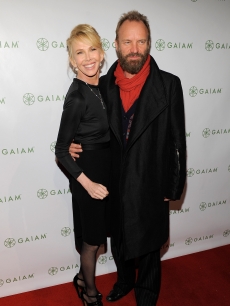 Trudie Styler and Sting attend Trudie Styler’s ‘Mind Body Fitness’ DVD series launch party at Urban Zen, NYC, December 10, 2009