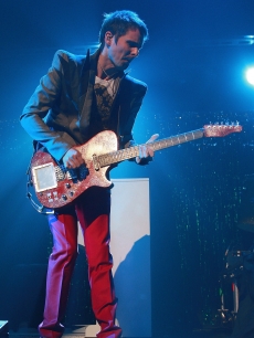 Matthew Bellamy of Muse performs on night two of 106.7 KROQ FM’s Almost Acoustic Christmas 2009 at the Gibson Amphitheatre at Universal CityWalk on December 13, 2009