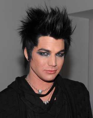 Adam Lambert attends the launch of VEVO, NYC, December 8, 2009