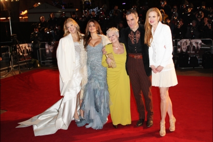 Kate Hudson, Penelope Cruz, Judi Dench, Daniel Day Lewis and Nicole Kidman attend the world premiere of ‘Nine’ held at the Odeon Leicester Square, London, December 3, 2009