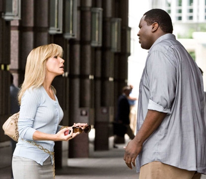 Sandra Bullock and Quinton Aaron in ‘The Blind Side’