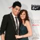 Adam Lambert poses with Kara DioGuardi at Hollywood Life’s 11th Annual Young Hollywood Awards, Los Angeles, June 7, 2009