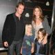 Rande Gerber, Cindy Crawford and their children — Presley and Kaya — attend the John Varvatos store opening on October 4, 2008 in Malibu, Calif.