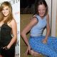 Lacey Schwimmer hits the red carpet, 2009, and Lacey (right) during her period of anorexia copy