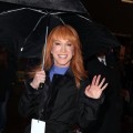 Kathy Griffin waves in Times Square for News Year’s Eve on December 31, 2009 in New York City