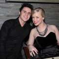Kris Allen and wife Katy hang out after dinner at Simon at Palms Place in Las Vegas on December 31, 2009
