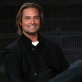 Josh Holloway smiles onstage at the ABC ‘Lost’ Q&A portion of the 2010 Winter TCA Tour day 4 at the Langham Hotel on January 12, 2010 in Pasadena, California