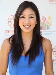 Figure skater Michelle Kwan arrives at A Time for Heroes Celebrity Carnival Sponsored by Disney, benefiting the Elizabeth Glaser Pediatric AIDS Foundation, held at Wadsworth Theatre, Los Angeles, June 7, 2009