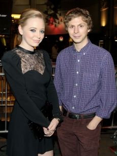 Portia Doubleday and ‘Youth In Revolt’ co-star Michael Cera at the 2009 AFI Fest in LA on November 3, 2009