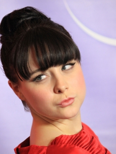 Alessandra Torresani of SyFy’s ‘Caprica’ hits the red carpet at NBC’s TCA party, Pasadena, Jan. 10, 2010