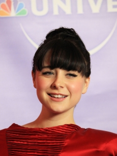 Alessandra Torresani of SyFy’s ‘Caprica’ hits the red carpet at NBC’s TCA party, Pasadena, Jan. 10, 2010