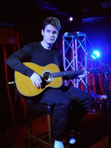 John Mayer performs live at The Hard Rock Cafe, Old Park Lane, London, January 11, 2010