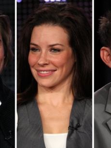 Josh Holloway, Evangeline Lilly and Michael Emerson from ‘Lost,’ Pasadena, Jan. 12, 2010