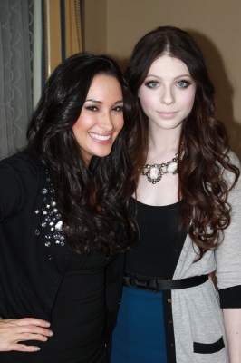 AccessHollywood.com’s Laura Saltman and Michelle Trachtenberg of ‘Mercy,’ Pasadena, Jan. 10, 2010