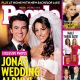 Kevin Jonas and his bride Danielle Deleasa on the cover of People magazine, Dec. 2009