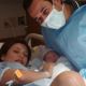 Helio Castroneves, girlfriend Adriana Henao and baby Mikaella, Dec. 29, 2009