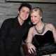 Kris Allen and wife Katy hang out after dinner at Simon at Palms Place in Las Vegas on December 31, 2009
