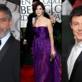 George Clooney/Sandra Bullock/Cory Monteith at the 2010 Golden Globes