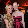 ‘True Blood’ stars Anna Paquin and Deborah Ann Woll arrive at HBO’s Post Golden Globe Awards Party held at Circa 55 Restaurant at The Beverly Hilton Hotel on January 17, 2010