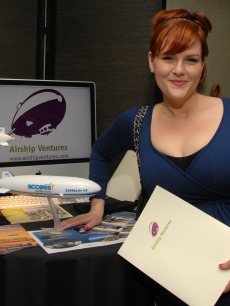 Sara Rue is ready to soar with Airship Ventures zeppelin tours at Access Hollywood’s 4th Annual ‘Stuff You Must…' Golden Globes Gifting Lounge at the Sofitel Hotel in LA on January 16, 2010
