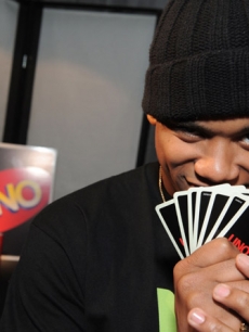 ‘90210’ actor Tristan Wilds plays a game of Uno at Access Hollywood’s 4th Annual “Stuff You Must…” lounge produced by On 3 Productions celebrating the Golden Globes