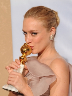 Chloe Sevigny poses in the press room with her Best Performance by an Actress in a Supporting Role in a Series, Mini-Series or Motion Picture Made for Television for ‘Big Love’ at the 67th Annual Golden Globe Aw