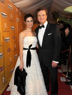 Colin Firth and wife Livia Giuggioli are a charming couple at the 2010 Weinstein Company Golden Globes After Party
