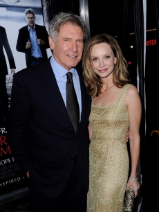 Harrison Ford and Calista Flockhart are all smiles at the premiere of CBS Films’ ‘Extraordinary Measures’ on January 19, 2010 in Los Angeles, California
