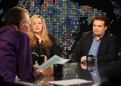 Brittany Murphy’s mother, Sharon, and the late actress’ husband, Simon Monjack, on CNN’s ‘Larry King Live’