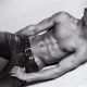 Soccer star Cristiano Ronaldo poses laying down to promote the new Spring-Summer Emporio Armani underwear and Armani Jeans campaigns.