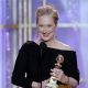 Meryl Streep takes the stage after winning Best Actress in a Motion Picture Comedy or Musical for ‘Julie & Julia’ on stage during the 67th Annual Golden Globe Awards held at the Beverly Hilton Hotel on January 17, 2010