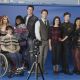   The Cast of ‘Glee’ poses together for Season 2’s school picture day  