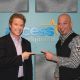 Billy Bush and Howie Mandel at Access Hollywood, Burbank, Jan. 20, 2010
