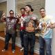 The guys of MTV’s ‘Jersey Shore’ show off their GTL (gym, tan, laundry) looks.