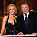 Felicity Huffman and Alec Baldwin speak onstage at the 16th Annual Screen Actors Guild Awards held at the Shrine Auditorium on January 23, 2010 in Los Angeles, California